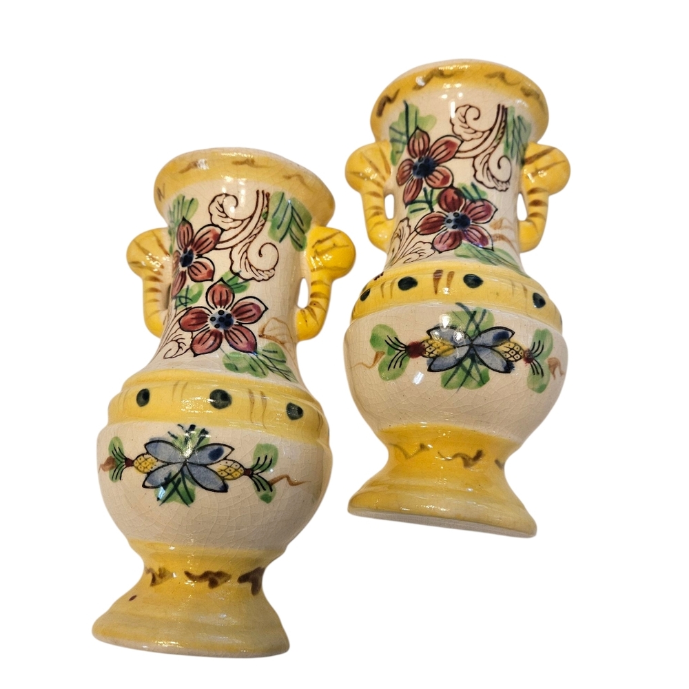 Vintage Ceramic Wall Pockets Made In Japan.